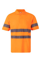 VL-305512, POLO ALGODÓN MANGA CORTA ALTA VISIBILIDAD