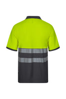 VL-305523, POLO ALGODÓN BICOLOR CINTAS SEGMENTADAS