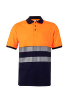 VL-305523, POLO ALGODÓN BICOLOR CINTAS SEGMENTADAS
