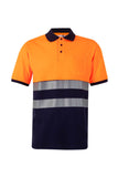 VL-305523, POLO ALGODÓN BICOLOR CINTAS SEGMENTADAS