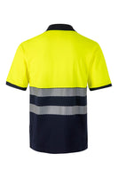VL-305523, POLO ALGODÓN BICOLOR CINTAS SEGMENTADAS