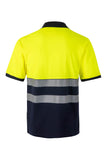 VL-305523, POLO ALGODÓN BICOLOR CINTAS SEGMENTADAS