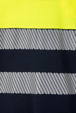 VL-305525, POLO MANGA LARGA ALGODÓN BICOLOR CINTAS SEGMENTADAS