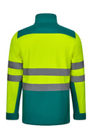VL-306006, CHAQUETA SOFT SHELL BICOLOR ALTA VISIBILIDAD PREMIO