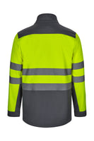 VL-306006, CHAQUETA SOFT SHELL BICOLOR ALTA VISIBILIDAD PREMIO
