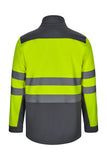 VL-306006, CHAQUETA SOFT SHELL BICOLOR ALTA VISIBILIDAD PREMIO