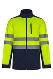 VL-306006, CHAQUETA SOFT SHELL BICOLOR ALTA VISIBILIDAD PREMIO