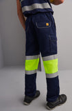 Mod. 4761, Pantalón muultibolsillo alta visibilidad, confort fit.