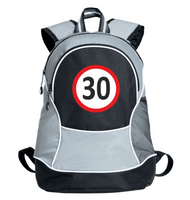 MOCHILA REFLECTANTE SEÑAL 30 KM/HORA